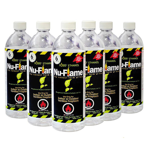 NF-BIOETH6L Nu-Flame Bio-Ethanol Fuel 6 Pack